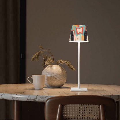 Mod Squad Modern Mahjong LED Cordless Table Lamp - Splash of Color Co.