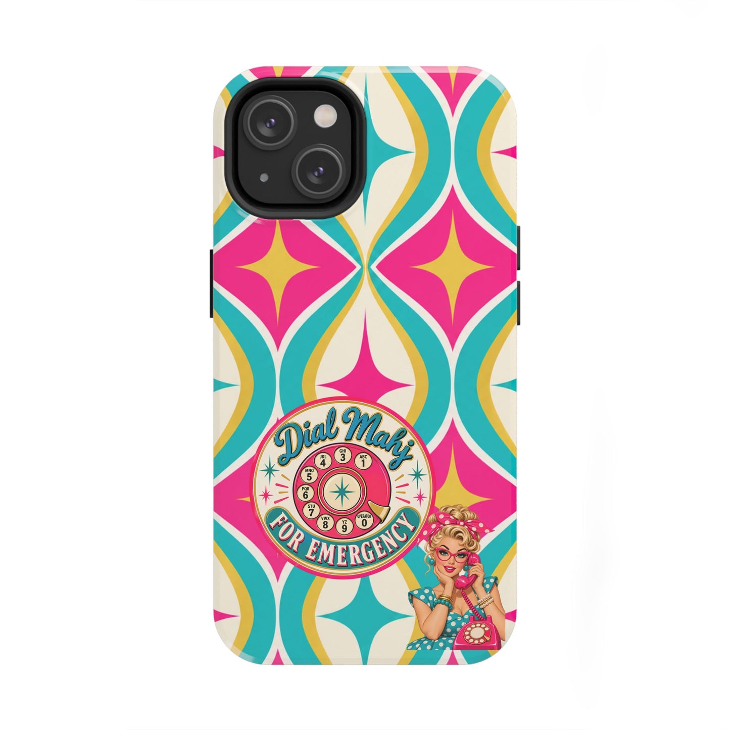 Dial Mahj For Emergency Modtastic Tough Phone Cases