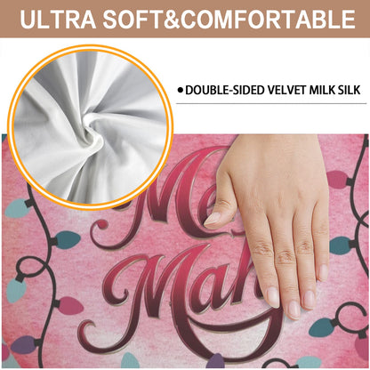 Mahjong Christmas Set Of Four Dining Chair Seat Covers