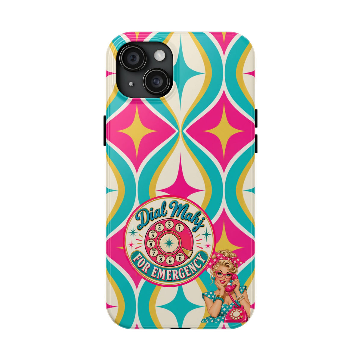 Dial Mahj For Emergency Modtastic Tough Phone Cases