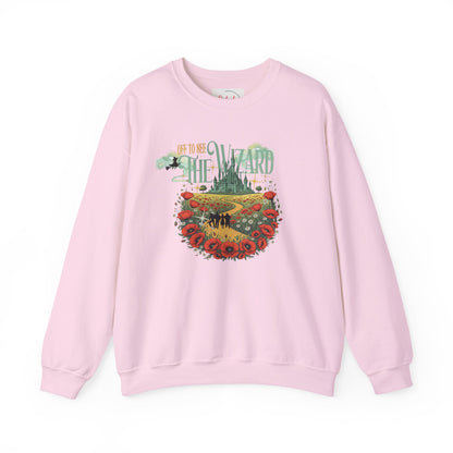 Wizard of Oz Whimsical Magical Crewneck Sweatshirt — Off To See The Wizard - Splash of Color Co.