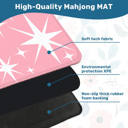 Cosmic Bubblegum Burst Modern Mahjong Mat - Splash of Color Co.