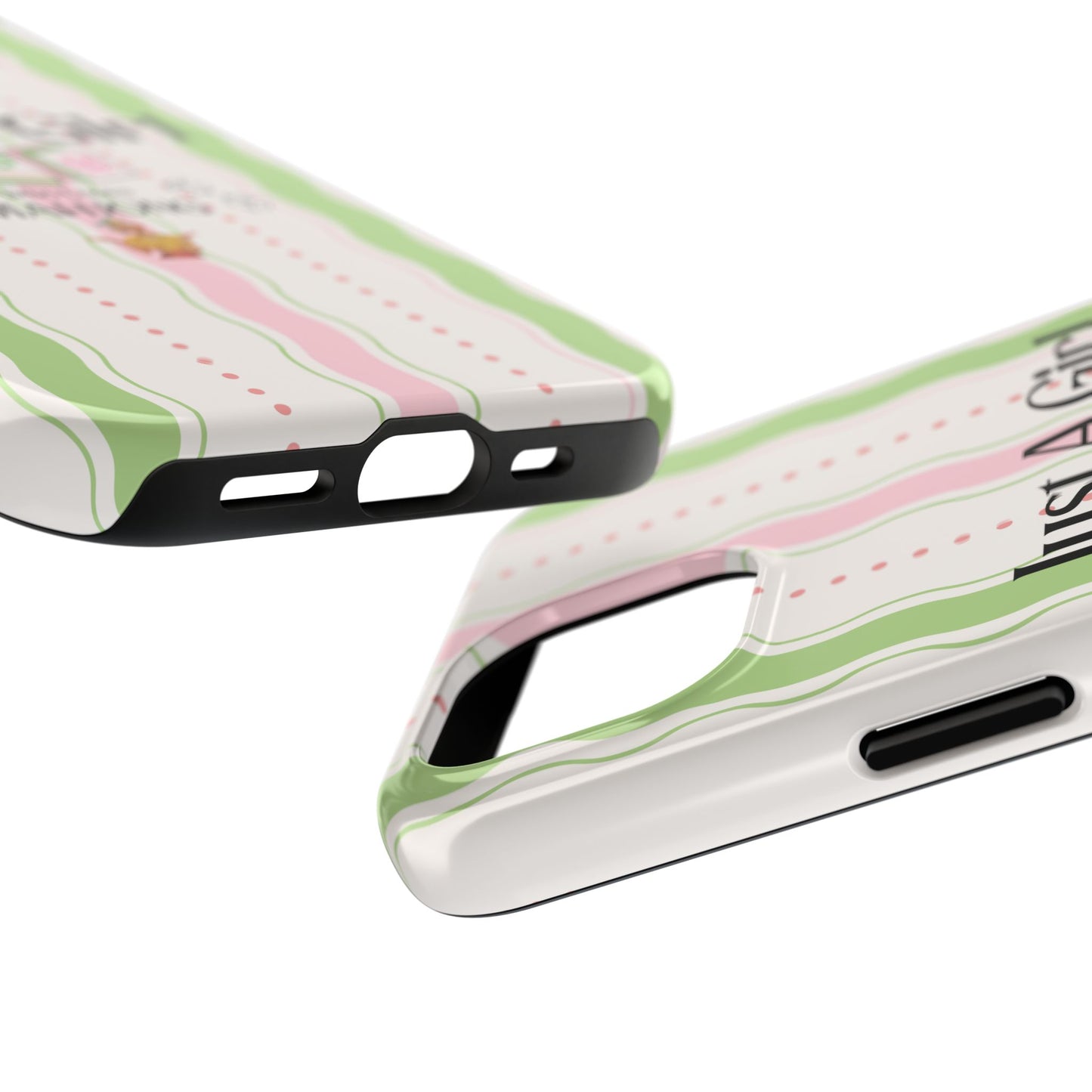Just A Girl Who Loves Mahjong Phone Case | Mahjong Tiles Pattern - Splash of Color Co.