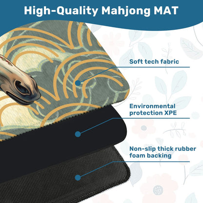 Year of The Firehorse, Lunar Year Boho Mahjong Mat - Splash of Color Co.