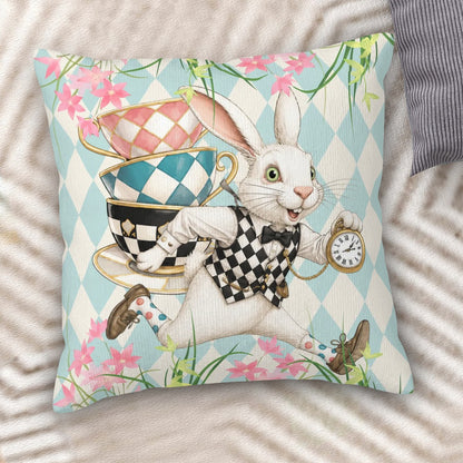 Go Ask Alice Whimsical Corduroy Pillow And Insert