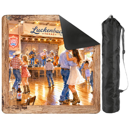 Texas Honky Tonk Mahjong Mat - Splash Of Mahj And Color Co.
