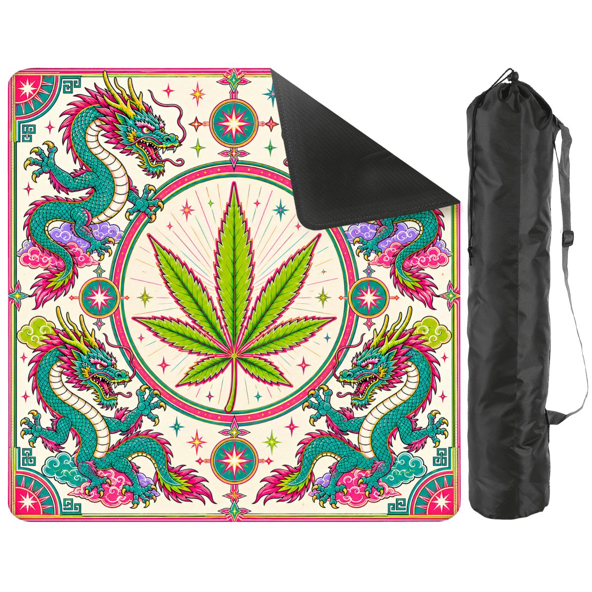 Puff The Mahjic Dragon Mahjong Mat