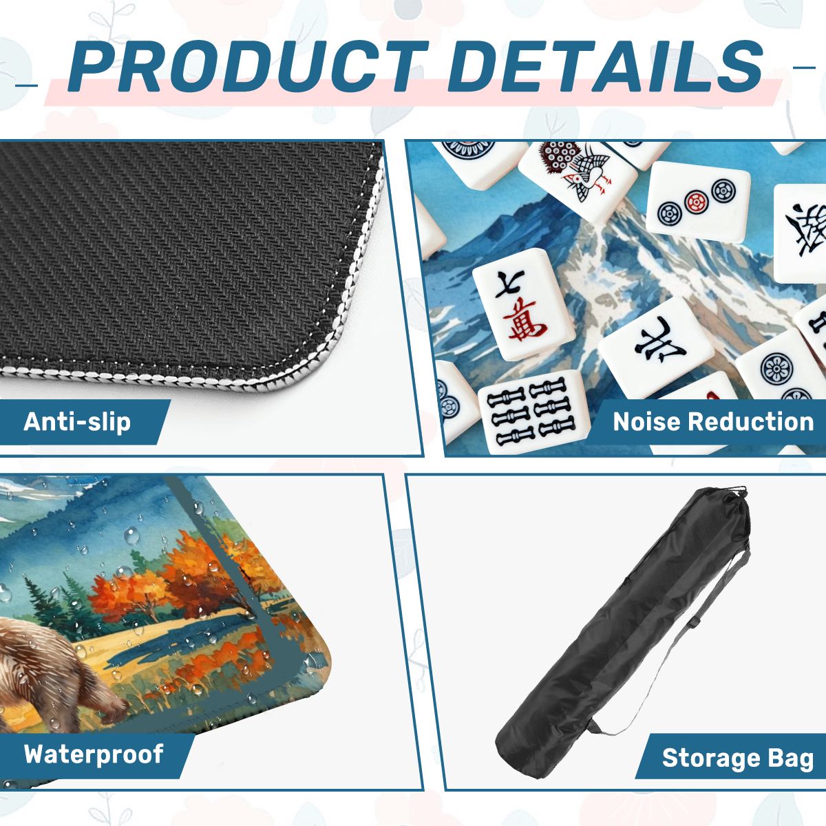 Montana Big Sky Country Mahjong Mat - Splash of Color Co.