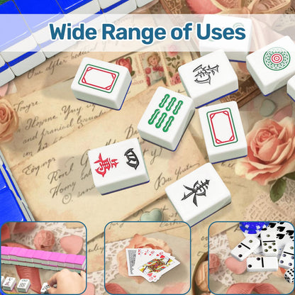 French Love Letter Victorian Mahjong Mat Lettre D'amour - Splash of Color Co.