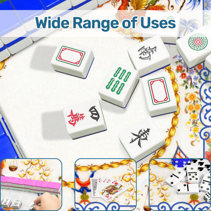 The Cirque Chinois Floral Mahjong Mat - Splash Of Mahj And Color Co.