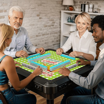 Funny Mahjong Mat Cane & Cello I Don't Give A Crak Mahj Mat