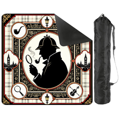 Sherlock Holmes Mahjong Mat - Splash Of Mahj And Color Co.