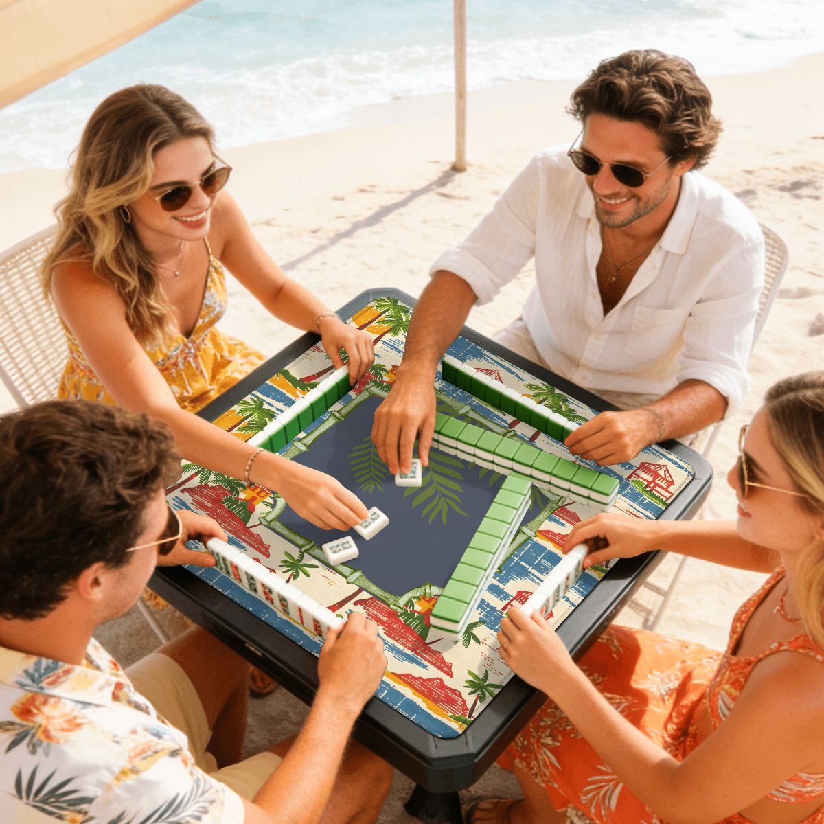 Old World Heritage Mini Mahjong Mat - Splash of Color Co.