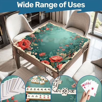 It Must Be Love, Vintage Valentine Roses Mahjong Mat - Splash of Color Co.