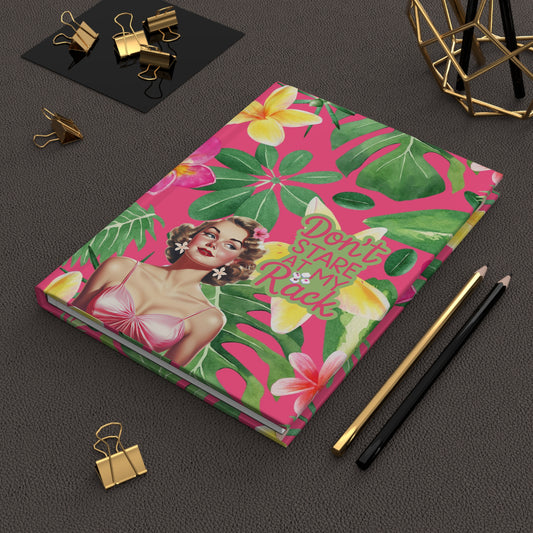 Funny Mahjong Notebook, Don't Stare At My Rack  Floral Notebook Mahjong Gift