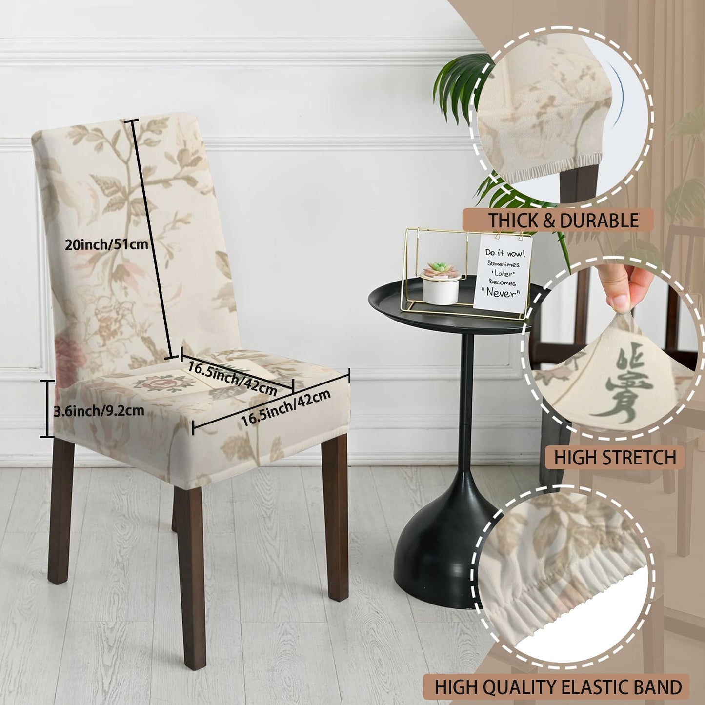 Mahjong Room Chair Covers, Watercolor Asian Design - Splash of Color Co.