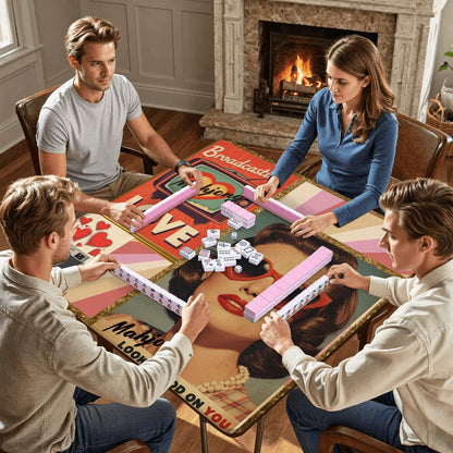 The Era Of Mahjong Looks Good On You Mahjong Mat - Splash of Color Co.