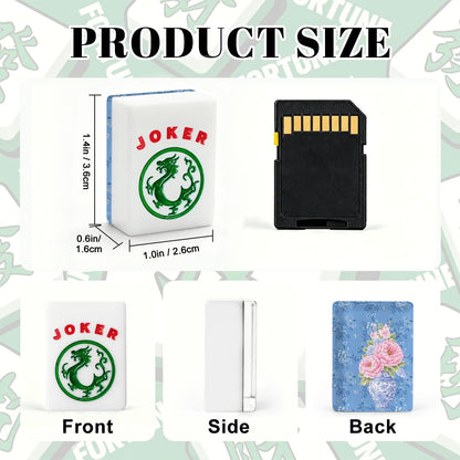 Chinoiserie Ginger Jar Peonies In Bloom American Mahjong Tiles And Carry Case - Splash Of Mahj And Color Co.
