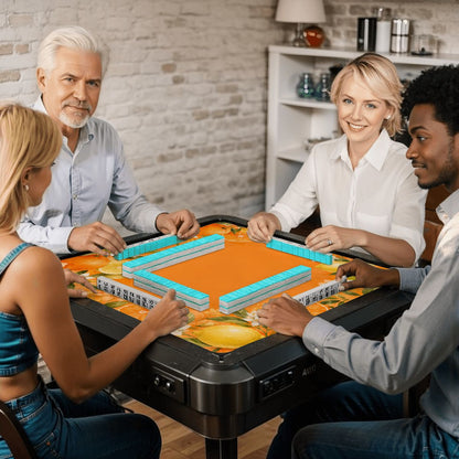 The Watercolor Citrus Grove Mahjong Mat