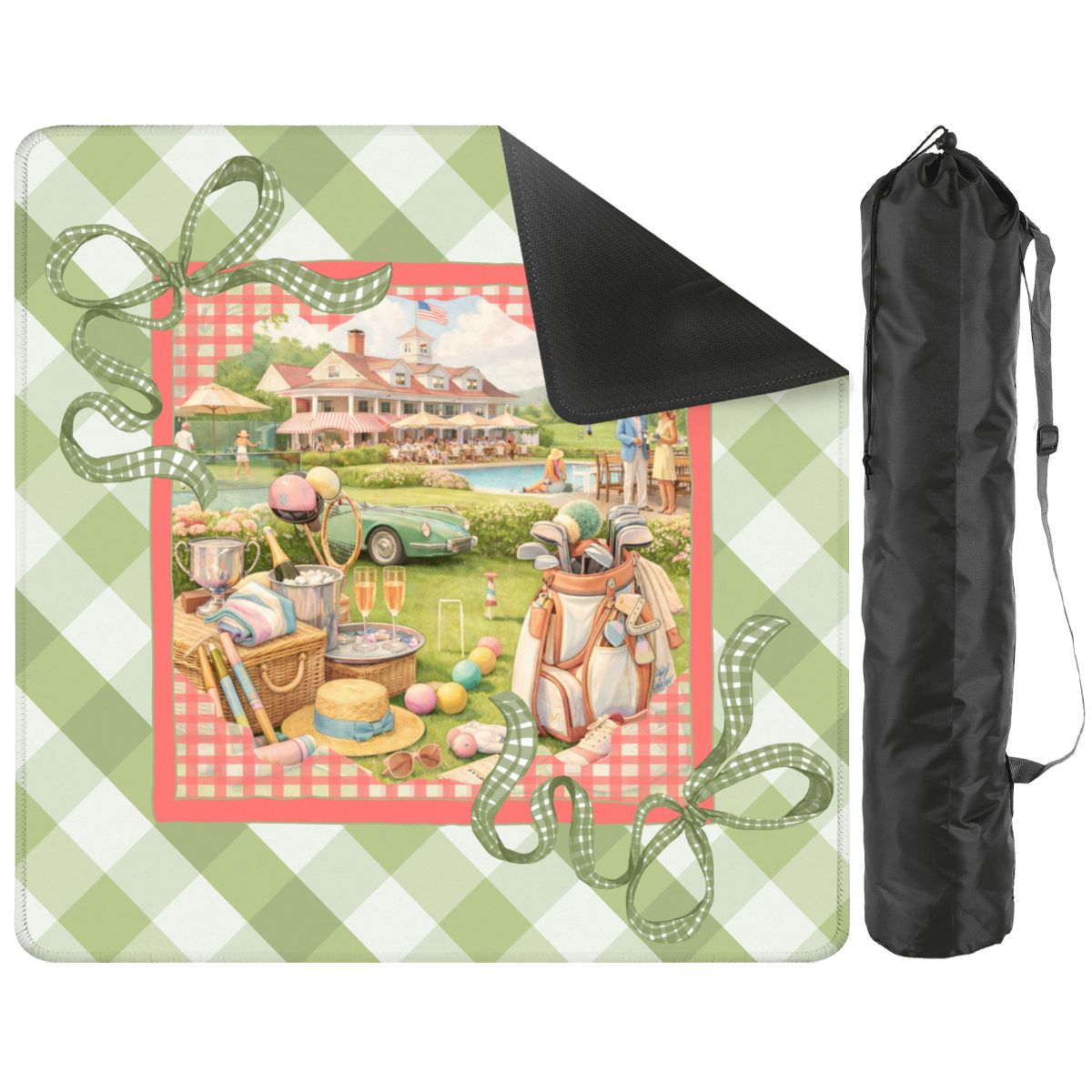 Mahj At The Club, Country Club Mahjong Mat - Splash of Color Co.