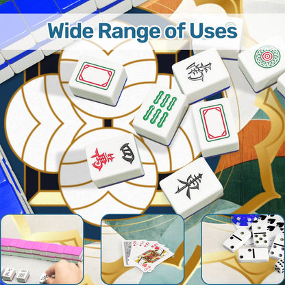 Art Deco Designed Mahjong Mat, The Speakeasy Collection - Splash of Color Co.