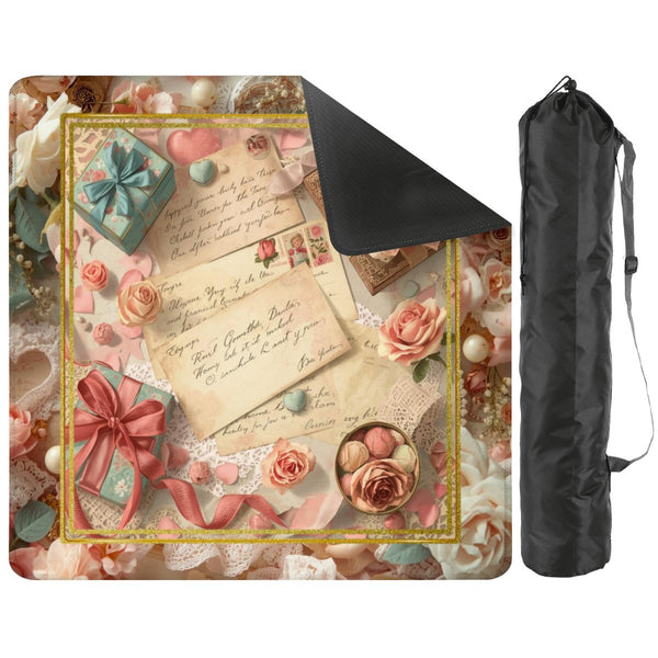 French Love Letter Victorian Mahjong Mat Lettre D'amour - Splash of Color Co.