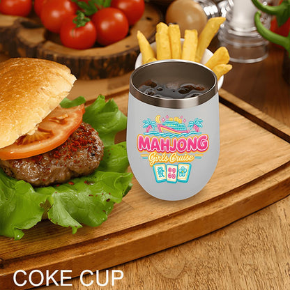 Mahjong Girls Cruise Egg - Shaped Tumbler - Splash of Color Co.