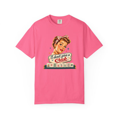 Funny Mahjong Tee — “I Don’t Give a Crak” - Splash Of Mahj And Color Co.