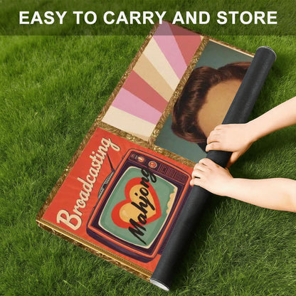 Funny Mini Mahjong Travel Ma, Mahjong Looks Good On You (Ship Rolled up)