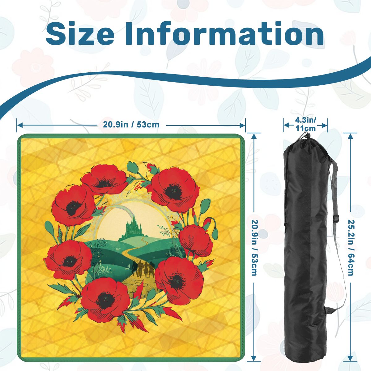 Mini Mahjong Mat Follow The Yellow Brick Road Oz Mat