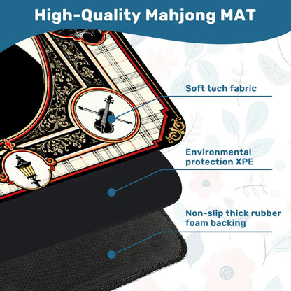 Sherlock Holmes Mahjong Mat - Splash Of Mahj And Color Co.