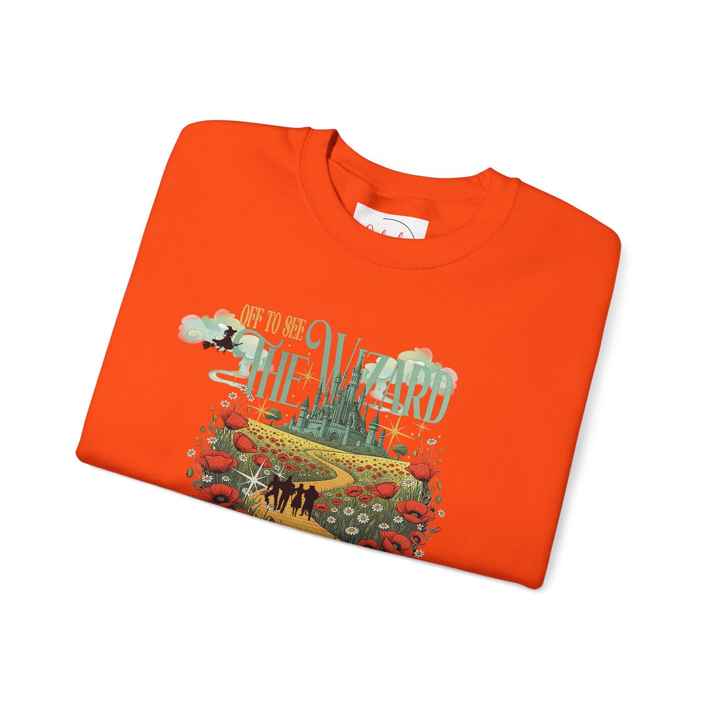 Wizard of Oz Whimsical Magical Crewneck Sweatshirt — Off To See The Wizard - Splash of Color Co.