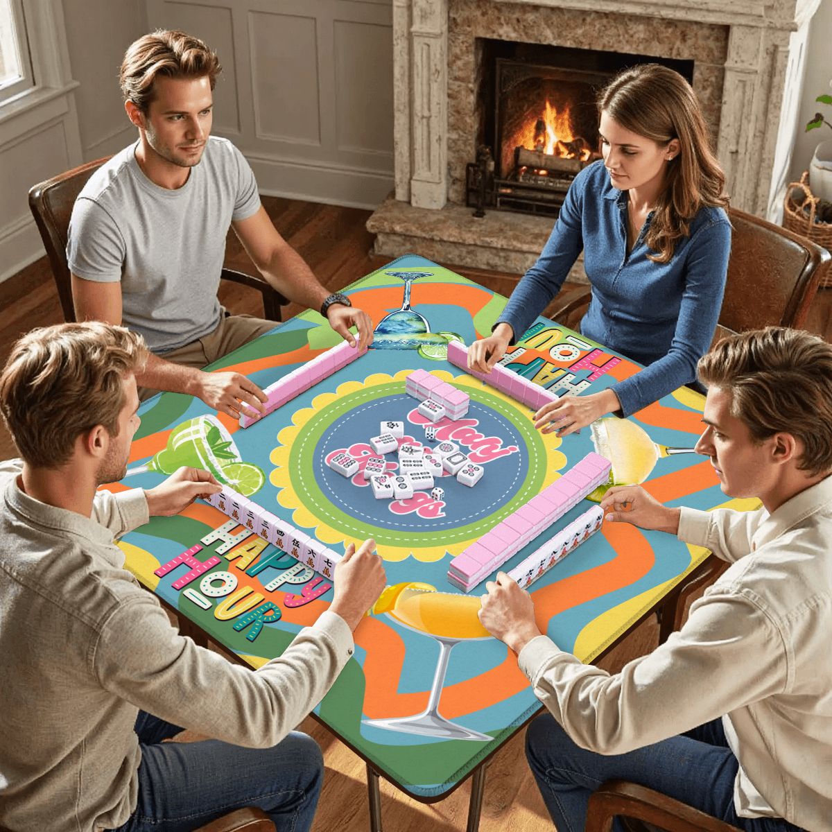 Mahj And Margs Come On Get Happy Mahjong Mat