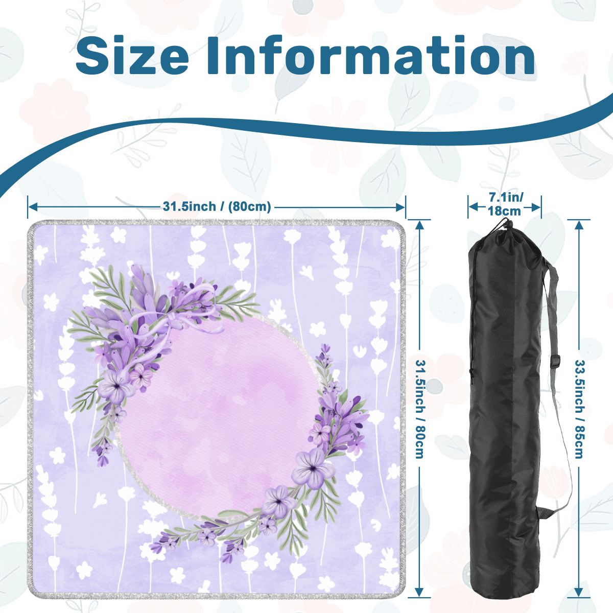Lovely Lilac, Pale Pastel Purple Mahjong Mat - Splash of Color Co.