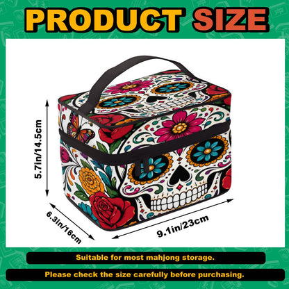 Day Of The Dead Portable Mahjong Tile Bag