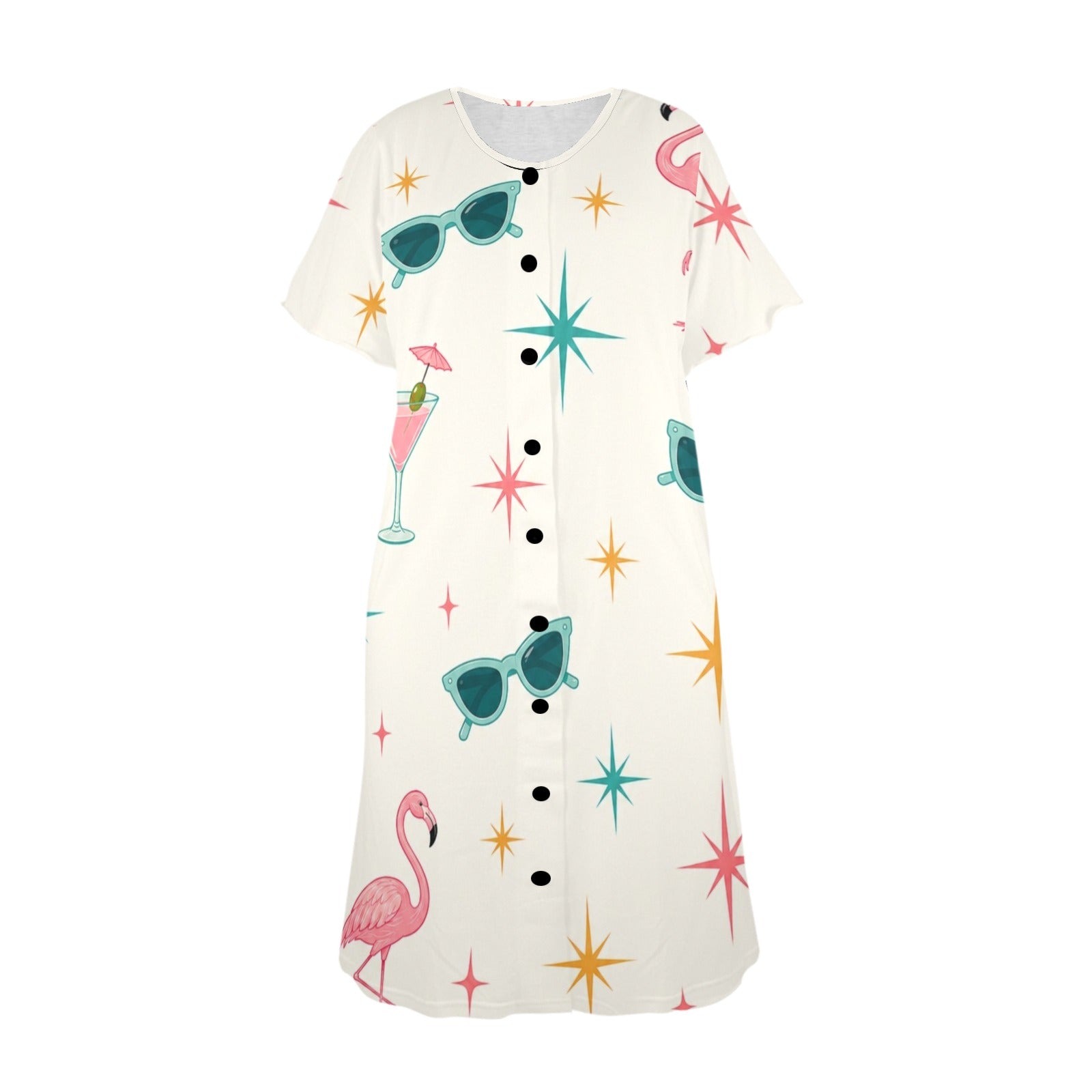Funny Mahjong Muumuu Dress - Splash Of Mahj And Color Co.