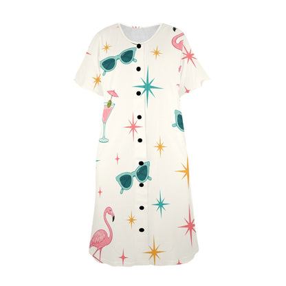 Funny Mahjong Muumuu Dress - Splash Of Mahj And Color Co.