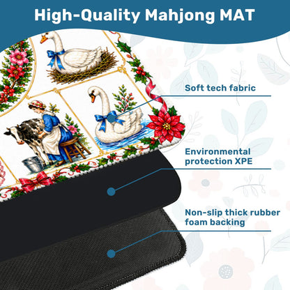 The 12 Days Of Christmas Mahjong Mat