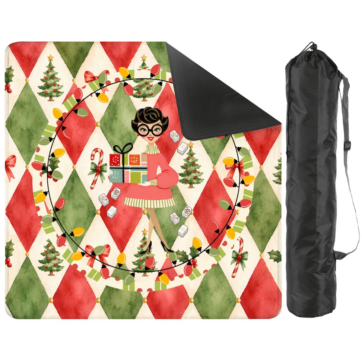 Cuz We Need A Little Christmas Nostalgic Custom Mahjong Mat