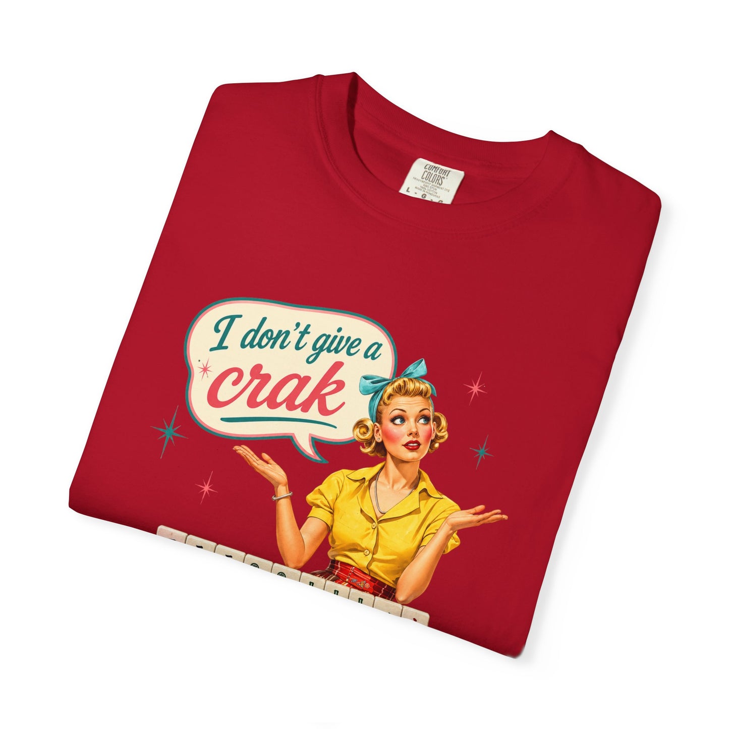 I Don’t Give a Crak Funny Mahjong T-Shirt