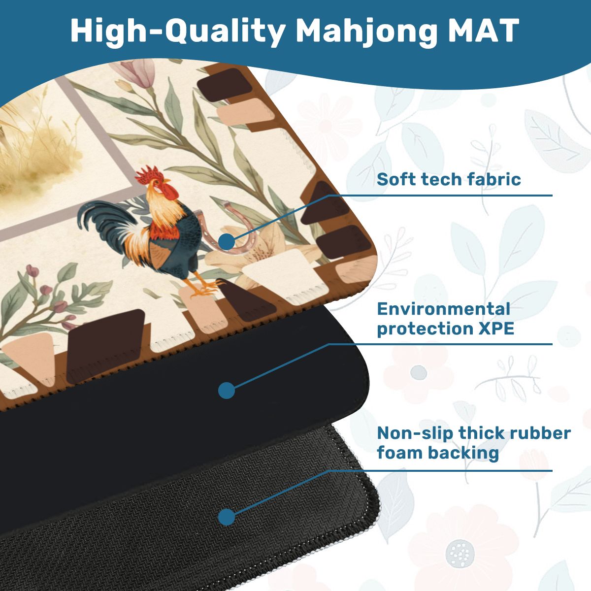 The Equestrian Mahjong Mat - Splash of Color Co.