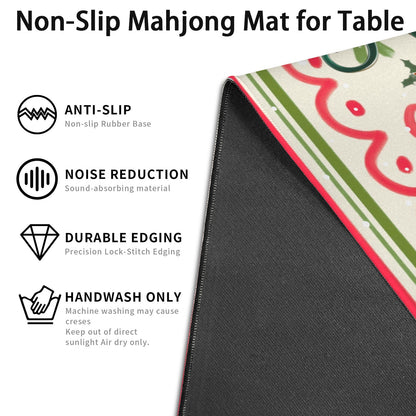 Merry Mahj Christmas Mahjong Mat 33x33