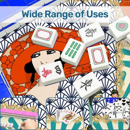 The Roaring 1920's Art Deco Mahjong Mat - Splash of Color Co.