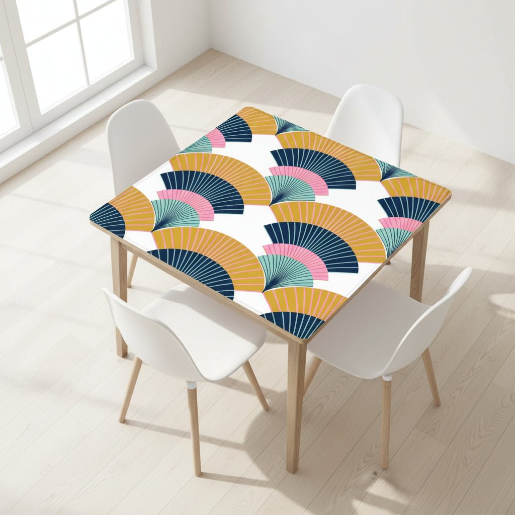 Modern Art Deco Speakeasy Mahjong Mat - Splash of Color Co.