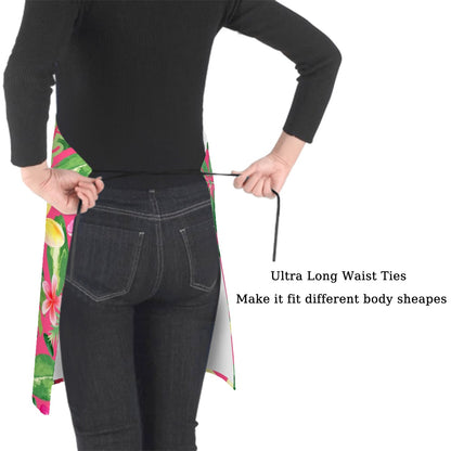 Funny Mahjong Lover Don't Stare At My Rack Waterproof Apron with Pockets