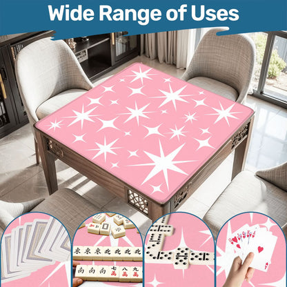 Cosmic Bubblegum Burst Modern Mahjong Mat - Splash of Color Co.