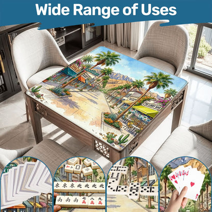 Palm Springs California Modernist Mahjong Mat