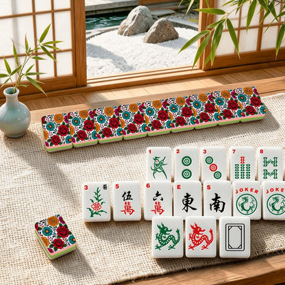 Día de los Muertos 4Layer Traditional American Mahjong Tiles Set And Carry Case - Splash Of Mahj And Color Co.