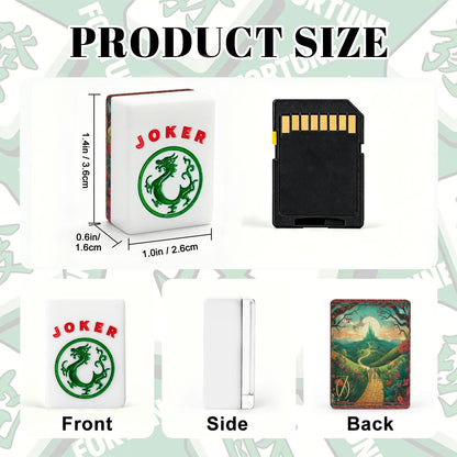 Off To See The Wizard Magical Oz Themed American Mahjong Tiles With Carry Case - Splash of Color Co.