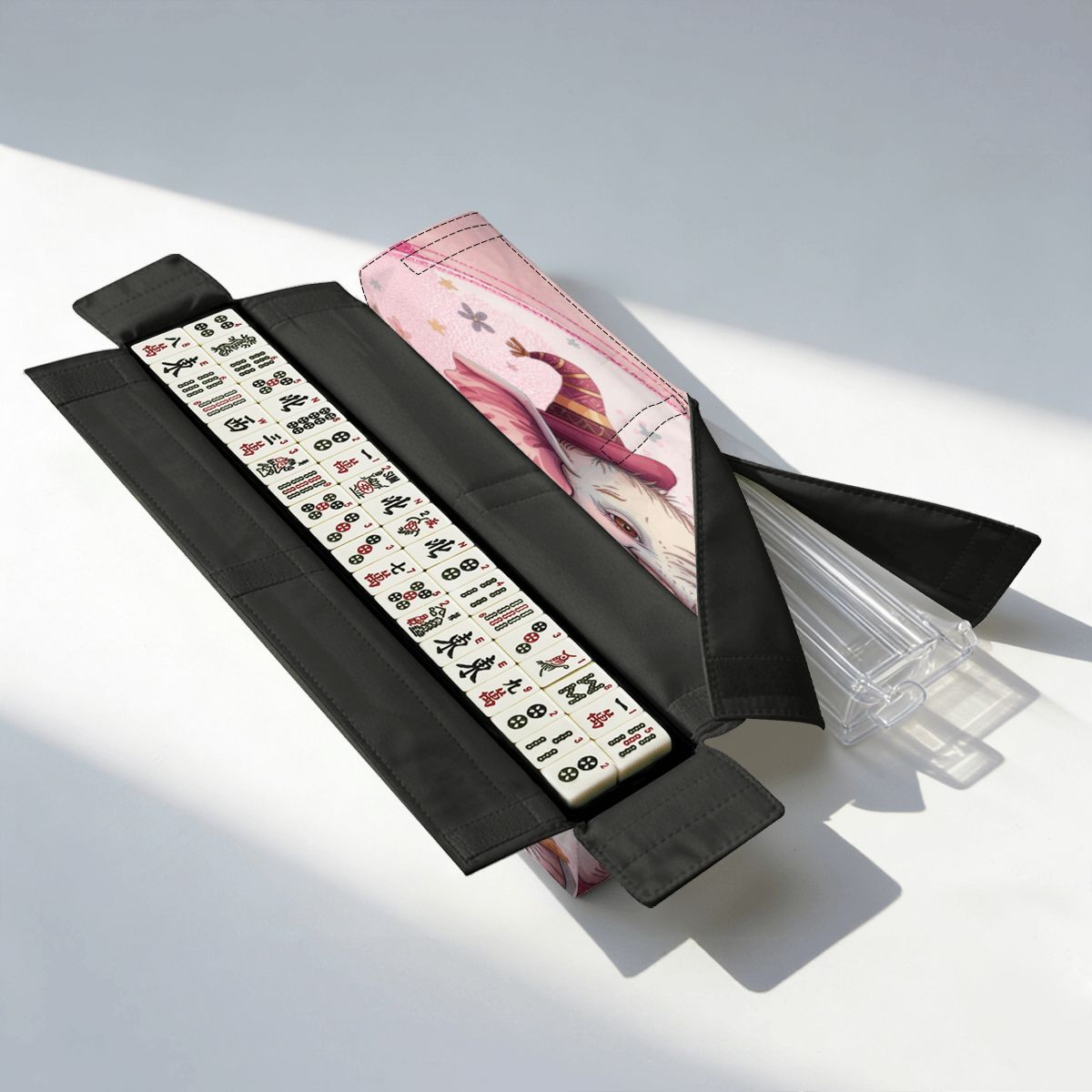 Tilley Tusk Magical Tile And Rack Bundle Mahjong Bag Set - Splash of Color Co.